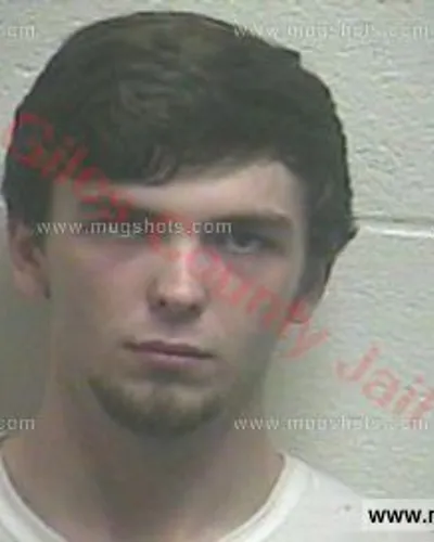 Booking photo of Taylor Gottman, Giles County, Mar 30, 2016