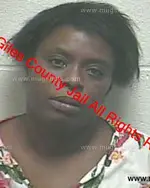 Booking photo of Rhonda Nicole Anderson, Giles County, Nov 22, 2019