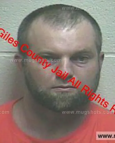 Booking photo of Jason Dale Hayes, Giles County, Nov 20, 2019