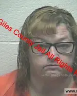 Booking photo of Chrystal Renay Beddingfield, Giles County, Apr 10, 2019