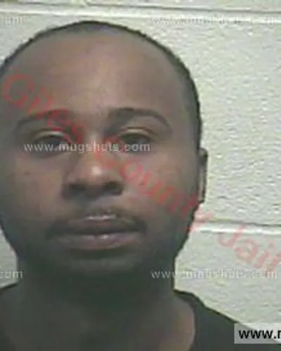 Booking photo of Cordell Rashad Houston, Giles County, Jan 25, 2016