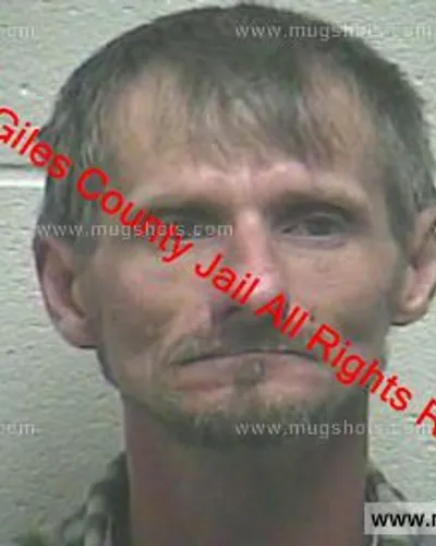 Booking photo of Micheal Keeton, Giles County, Dec 25, 2018