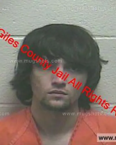 Booking photo of Sean Lewis, Giles County, Jan 1, 2020