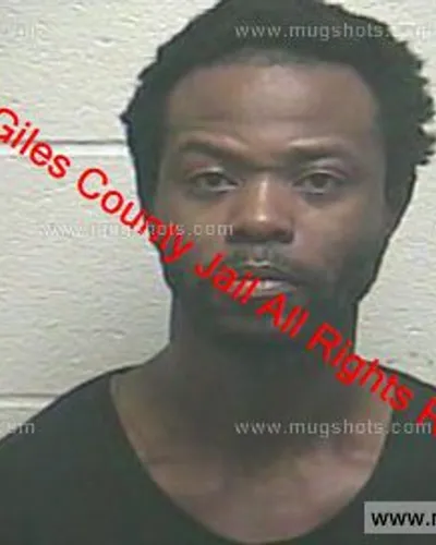Booking photo of Jermaine Williams, Giles County, Jan 10, 2020