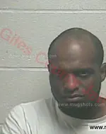 Booking photo of Marcus Elwood Gentry, Giles County, Mar 13, 2018