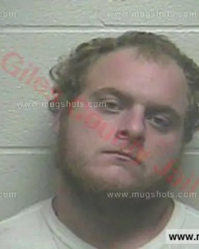 Booking photo of Nathaniel Soloman Cotten, Giles County, Sep 30, 2017