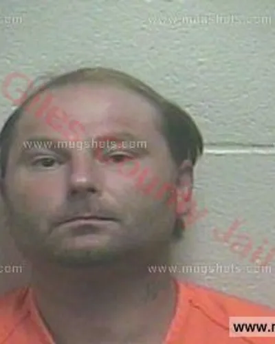 Booking photo of Kipp Tidwell, Giles County, Sep 13, 2017