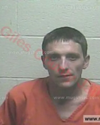 Booking photo of Adam Carter, Giles County, Nov 10, 2016