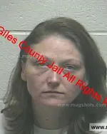Booking photo of Shannon Nicole Johnson, Giles County, Mar 9, 2019