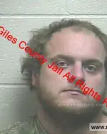 Booking photo of Nathaniel Soloman Cotten, Giles County, Nov 17, 2019