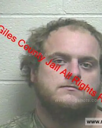 Booking photo of Nathaniel Soloman Cotten, Giles County, Nov 17, 2019