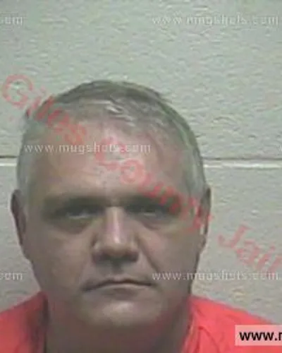 Booking photo of Lyndel Jordan, Giles County, Aug 13, 2017