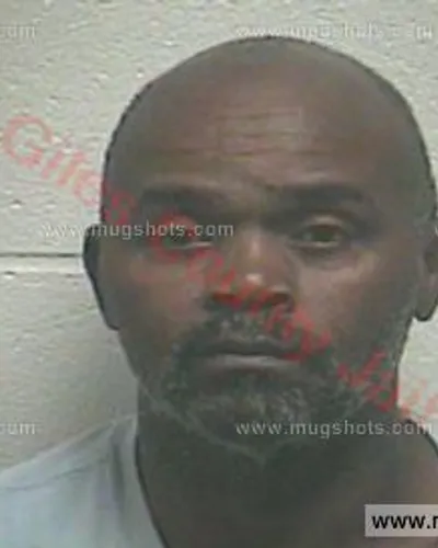 Booking photo of Lawrence Hardin, Giles County, Jun 12, 2017