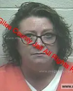 Booking photo of Paula Lynn Ables, Giles County, Mar 16, 2019