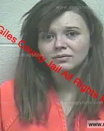 Booking photo of Ashley Marie Stone, Giles County, Mar 21, 2019