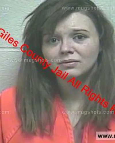 Booking photo of Ashley Marie Stone, Giles County, Mar 21, 2019