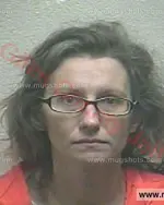Booking photo of Elizabeth Ann Woodridge, Giles County, Apr 18, 2018