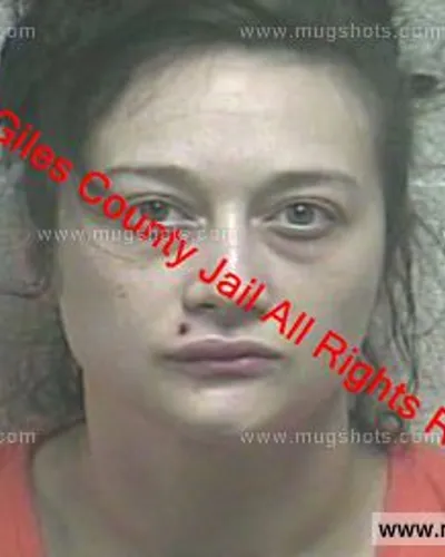 Booking photo of Courtney Marie Hatchett, Giles County, Feb 11, 2019