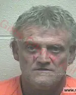 Booking photo of Jeffrey Wayne Davis, Giles County, May 13, 2018