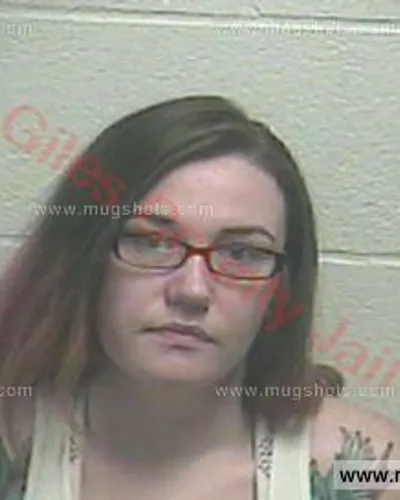 Booking photo of Sara Elizabeth Gay, Giles County, Feb 10, 2016