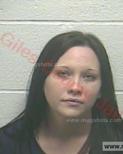 Booking photo of Kandace Shelton, Giles County, Mar 23, 2017