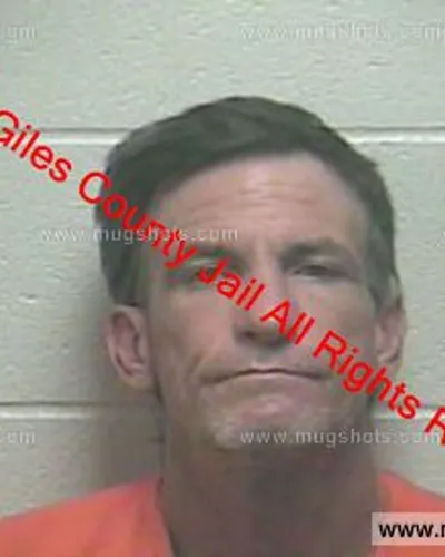 Booking photo of James Mote, Giles County, Sep 27, 2019