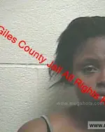 Booking photo of Whitney Yvonne Martin, Giles County, Oct 26, 2019