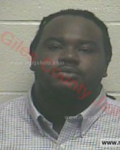 Booking photo of Thomas Baxter, Giles County, Apr 12, 2017