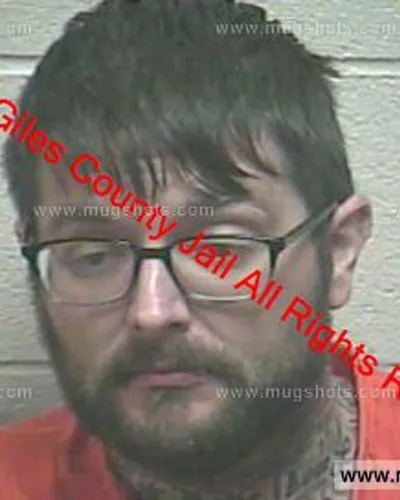 Booking photo of Michael Harris, Giles County, Mar 22, 2020