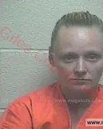 Booking photo of Monica Jo Robinson, Giles County, Oct 7, 2016