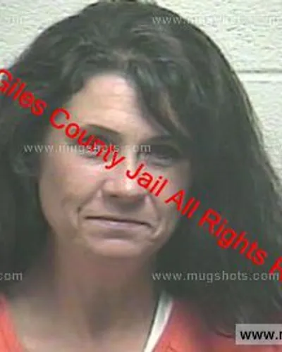 Booking photo of Dawn Michelle Garcia, Giles County, Feb 1, 2019