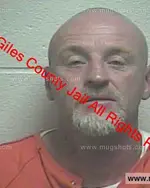 Booking photo of Quintin Lee Harlow, Giles County, May 16, 2020