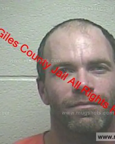 Booking photo of Michael Siebold, Giles County, Dec 25, 2018