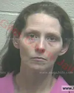 Booking photo of Ruthie Lynn Wright, Giles County, May 17, 2016