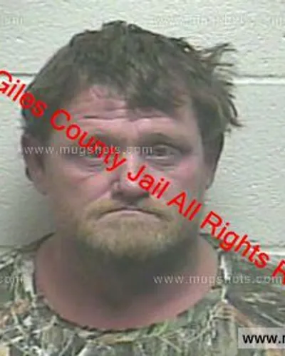 Booking photo of James Hatter, Giles County, Feb 9, 2020