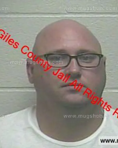 Booking photo of John Paysinger, Giles County, Oct 4, 2019