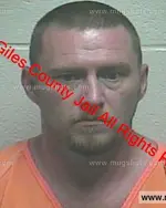 Booking photo of Edward Wayne Frost, Giles County, Dec 25, 2018