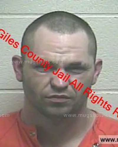 Booking photo of Justin Hammond, Giles County, Mar 10, 2020