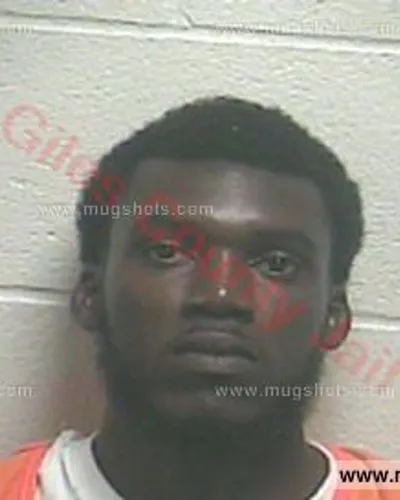 Booking photo of Kurtis Lockett, Giles County, Apr 28, 2016