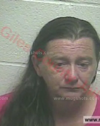 Booking photo of Sharon June Norwood, Giles County, Jul 5, 2016