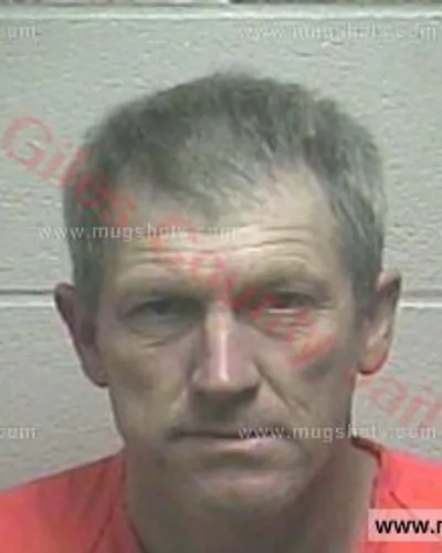Booking photo of David Long, Giles County, Mar 7, 2018