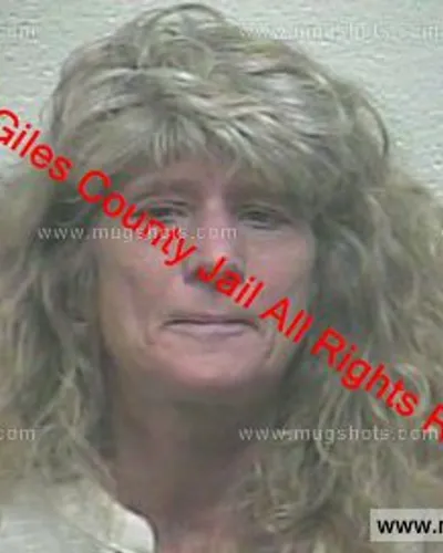 Booking photo of Della Corbin, Giles County, Mar 5, 2020