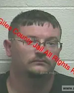 Booking photo of Brandon Oneil Zeigler, Giles County, May 4, 2020