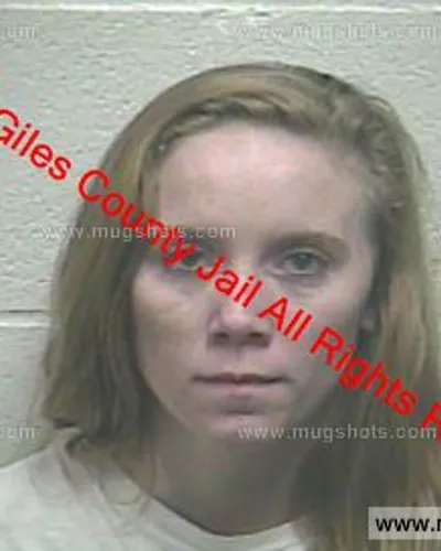 Booking photo of Briana Wilkinson, Giles County, Mar 16, 2019