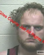 Booking photo of Nathaniel Soloman Cotten, Giles County, Apr 7, 2019