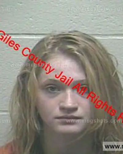 Booking photo of Taylor Lide, Giles County, Apr 26, 2019