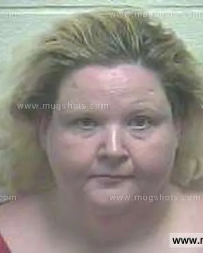 Booking photo of Tina Boshers, Giles County, Jun 6, 2014