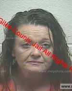 Booking photo of Barbara Ann Adams, Giles County, Mar 19, 2019