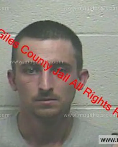 Booking photo of Andrew Ellis Cone, Giles County, May 1, 2019