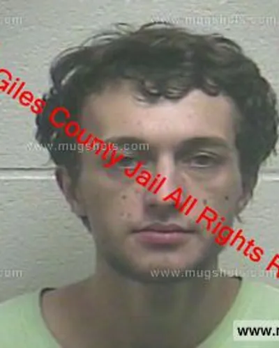 Booking photo of Matthew Holt, Giles County, Feb 20, 2019